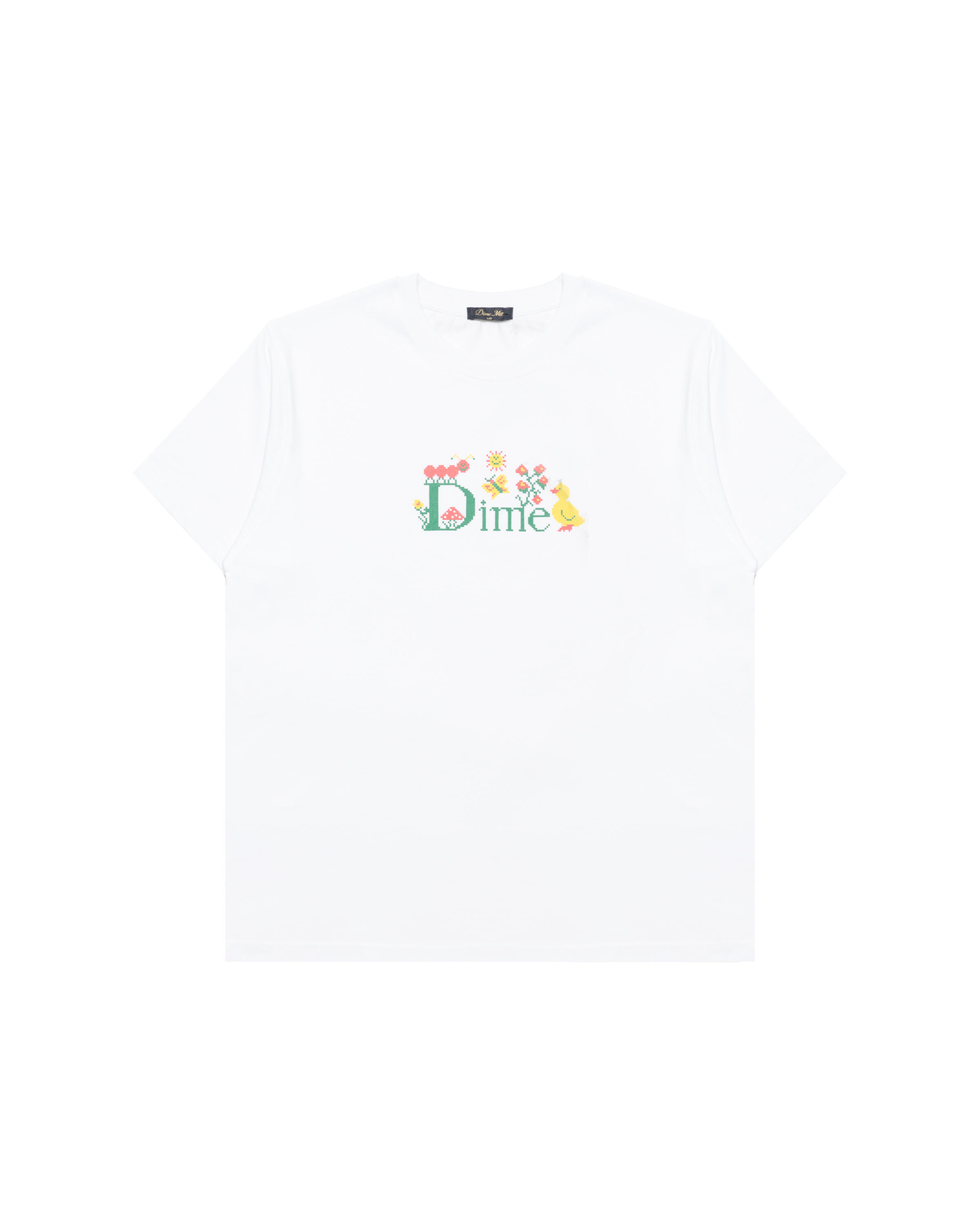Dime Classic Cross Stitch T-Shirt | DIMESU2560WHT | AFEW STORE